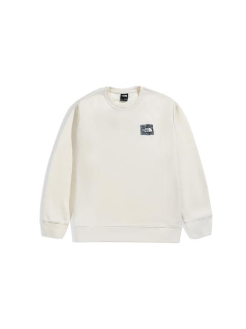 THE NORTH FACE Regrind Crew SS22 Logo Sweater 'White' NF0A5K1D-N3N