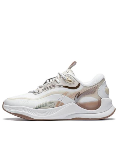 (WMNS) Li-Ning Yunji 'White Grey Brown' AGLS108-4