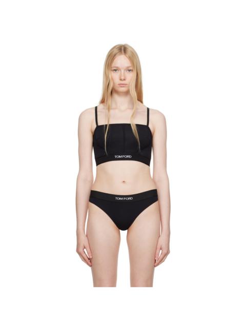 Black Modal Signature Camisole