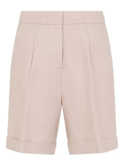 pleat-detail shorts