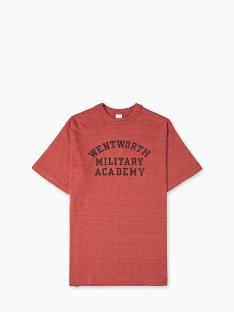 WAREHOUSE & CO. LOT 4601 MILITARY ACADEMY T-SHIRT SALMON
