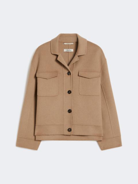 Short wool jacket - HAZELNUT BROWN