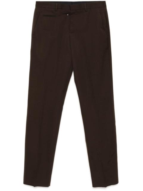 straight-leg silm trousers