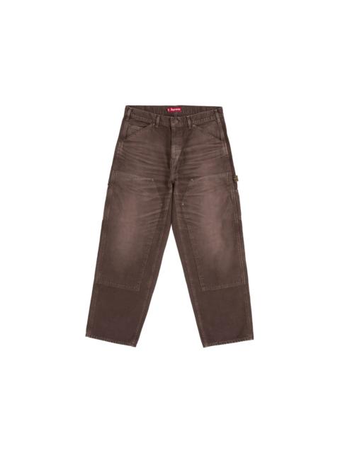 Supreme Worn Double Knee Painter Pant Brown