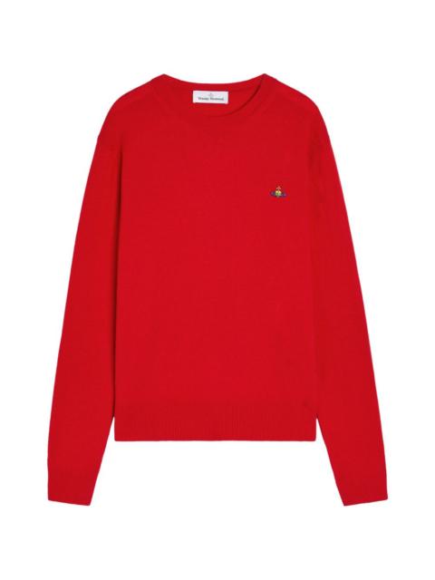 logo-embroidered sweater