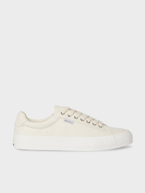 Ecru Canvas 'Amos' Trainers