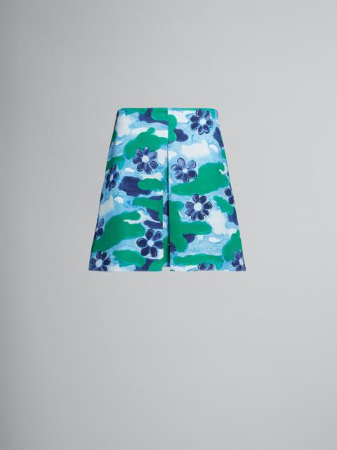 PRINTED CADY MINI SKIRT