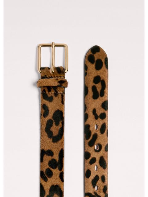 Leopard Print Belt