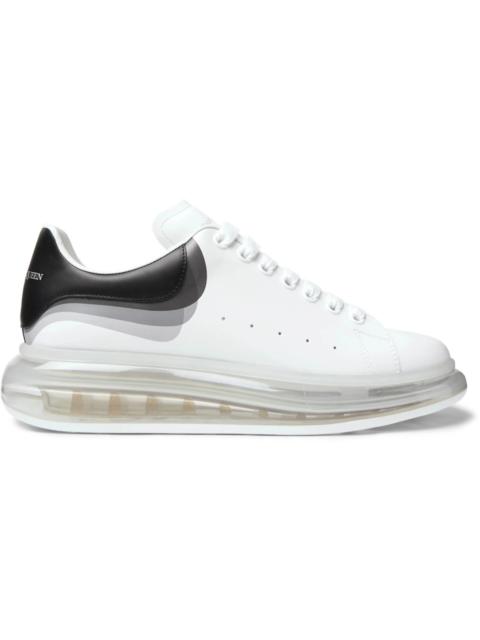 Alexander McQueen Oversized Clear Sole 3D Print White Black