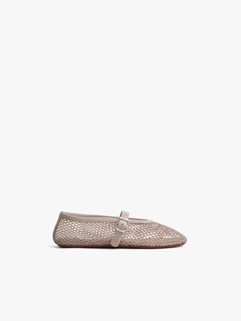 BALLET FLATS IN FISHNET