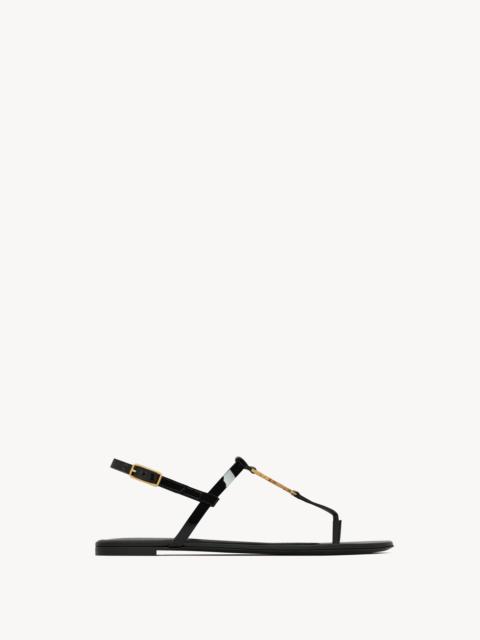 CASSANDRA SANDALS IN PATENT LEATHER