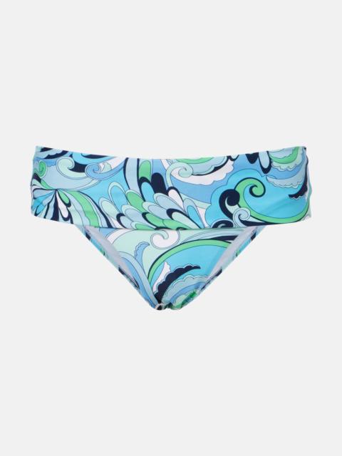 Brussels printed bikini bottoms