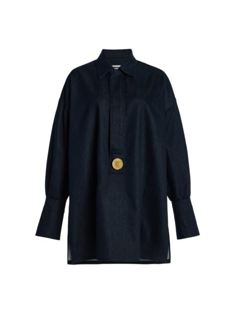 Noel Chambray Polo Shirt blue