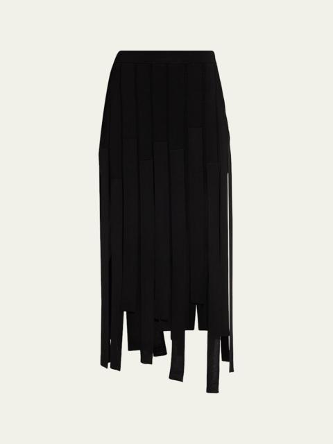 Luna Fringe Midi Skirt