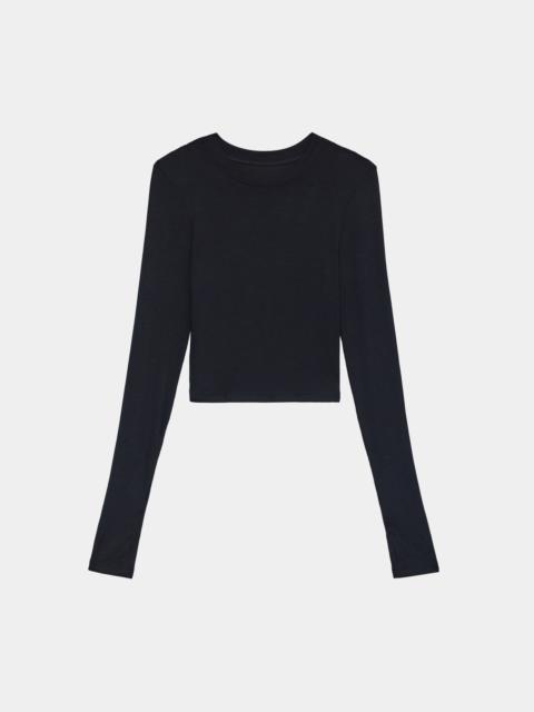 Louise Rib Long Sleeve Crop