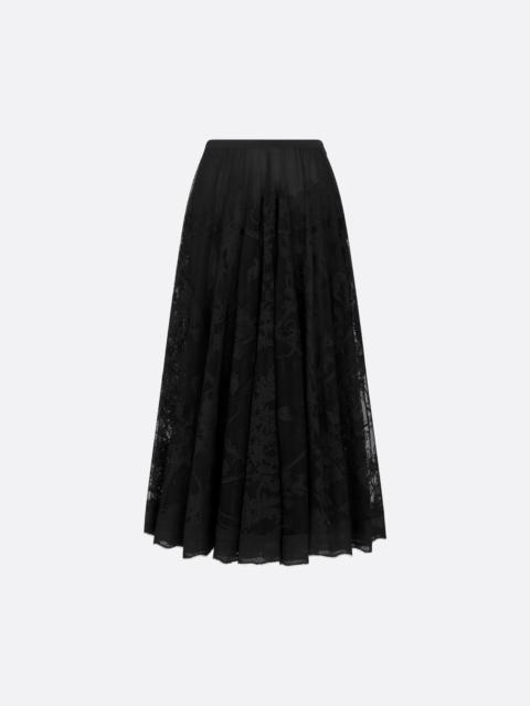 Mid-Length Flared Skirt