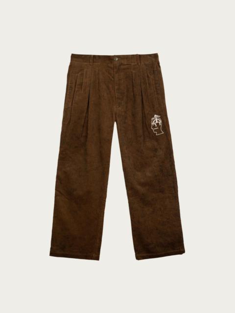 Brooks Brothers California Pleated Trouser - Brown