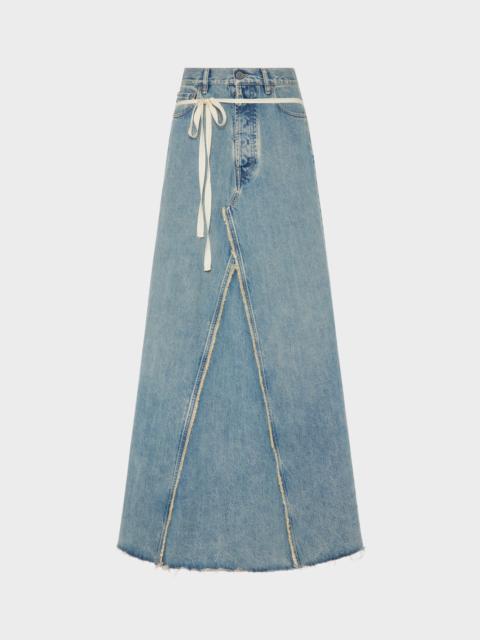 Denim Maxi Skirt