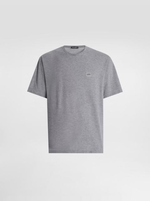 Cotton T-shirt with tag