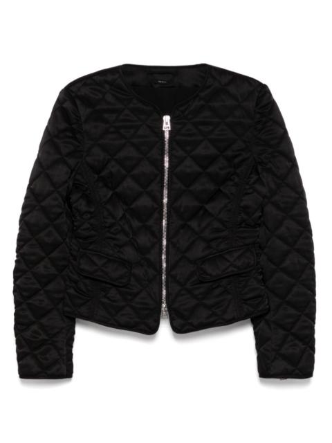 zip-up puffer jacket