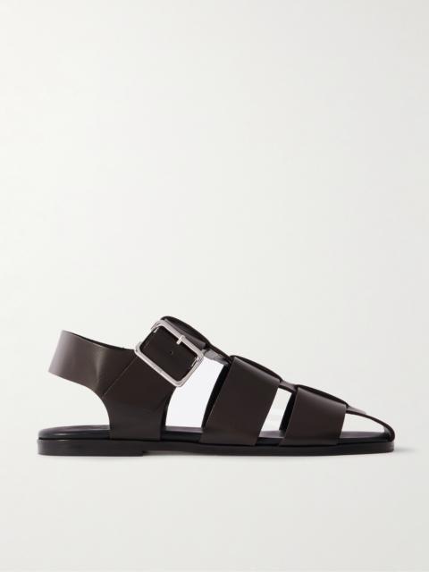 Whit Leather Sandals