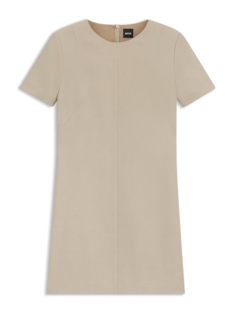 SHIFT DRESS IN SOFT CREPE
