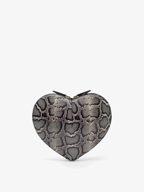 Le Coeur black and white crossbody bag