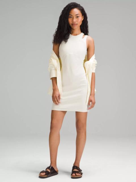 Ribbed Cotton Modal Cut-Out Dress
