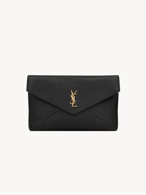 CASSANDRE LARGE ENVELOPE POUCH IN LAMBSKIN