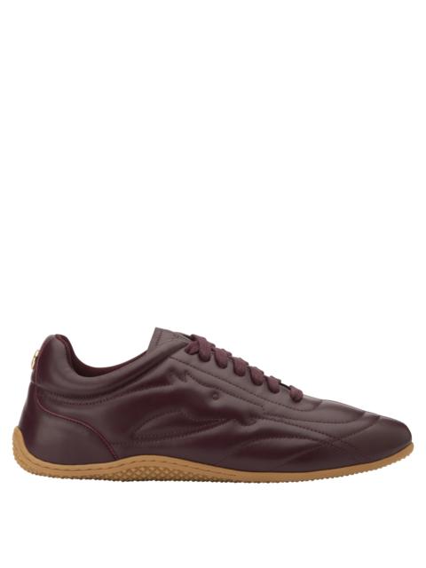 On-The-Go Sneakers Burgundy - Leather