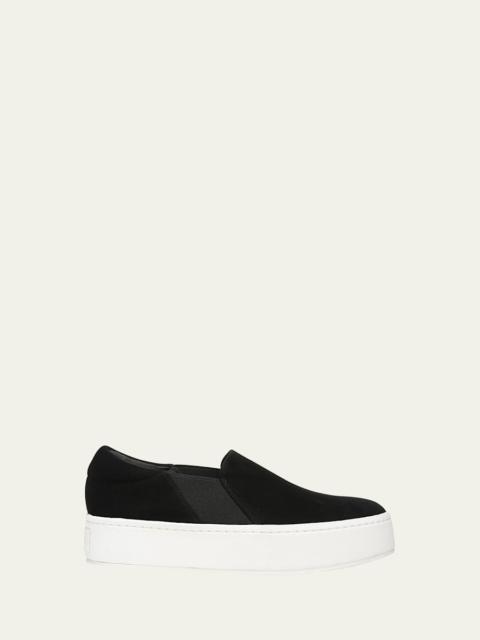 Warren Suede Platform Skate Sneakers