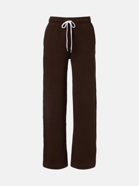 Cotton-blend fleece sweatpants
