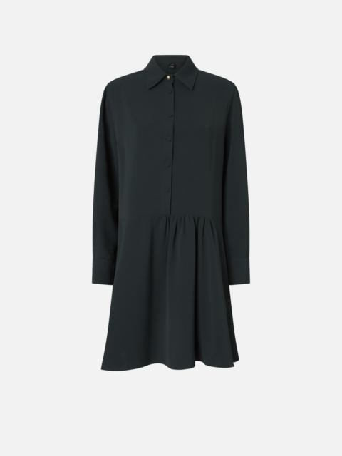 SHORT FLUID FABRIC DRESS