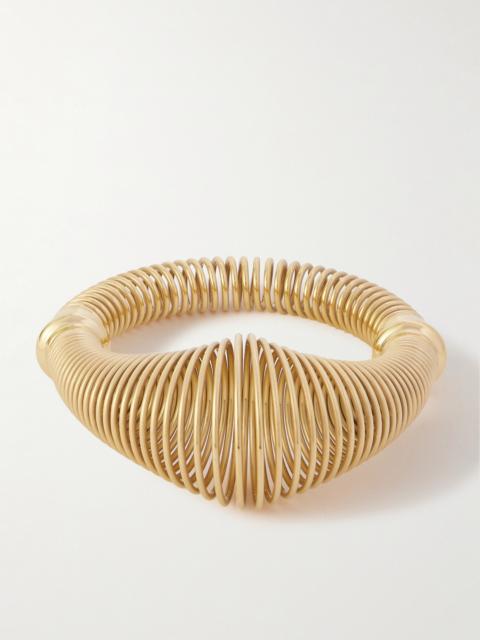 Spiral Gold-tone Bracelet