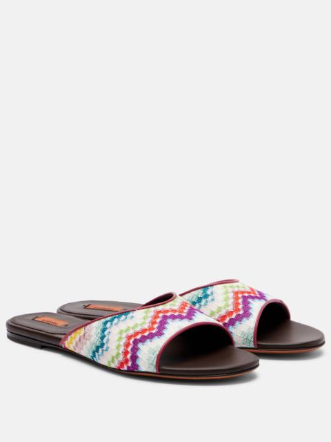 Liza Zigzag mules
