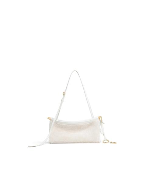 LE CLICK EAST WEST SMALL BAG IN SHAVED SHEARLING