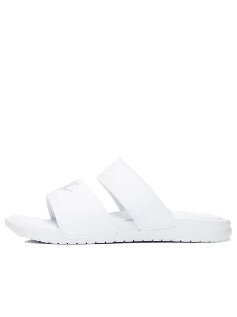 (WMNS) Nike Benassi Duo Ultra Slide 'White' 819717-100
