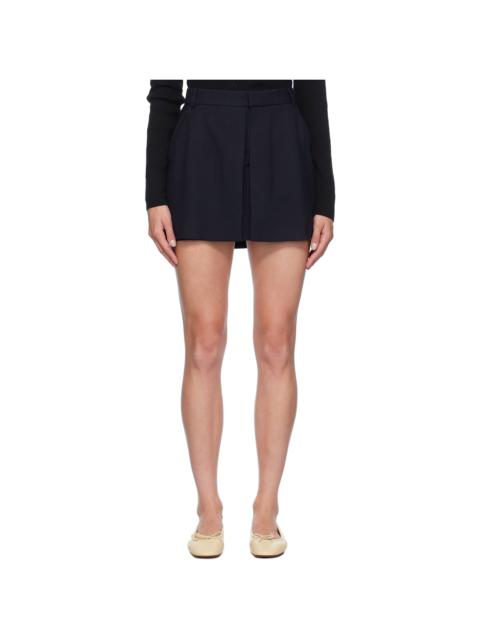 Navy Panels Miniskirt