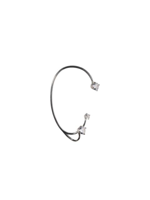 three-point crystal ear cuff