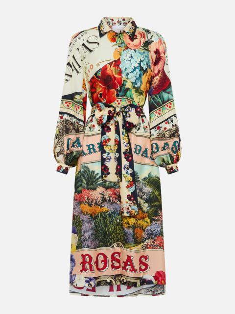 HIGH LOW MIDI SHIRT DRESS