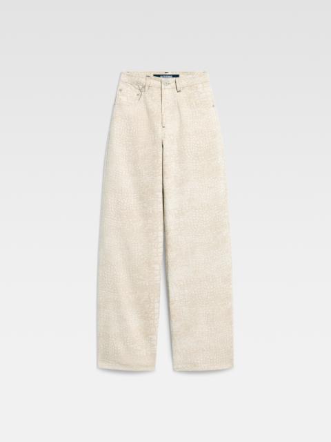 The wide de-Nîmes denim pants