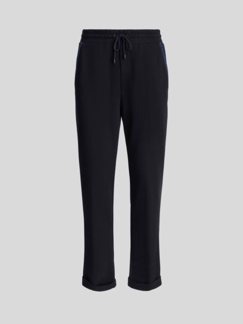 FLEECE TROUSERS WITH GRECA