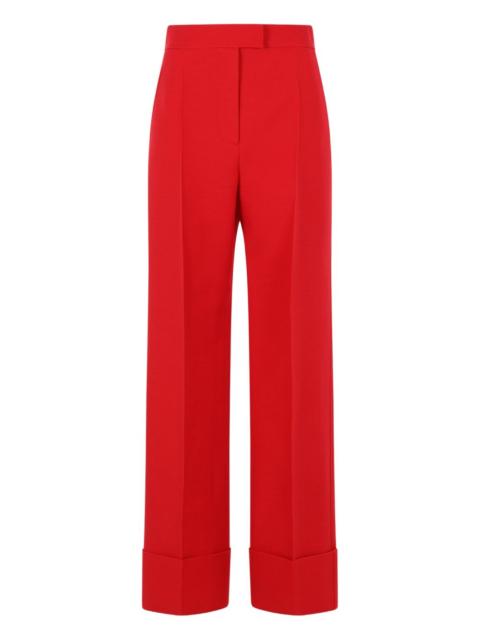 turn-up hem trousers