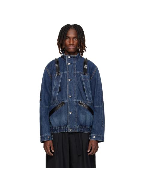 Blue Blouson Denim Jacket