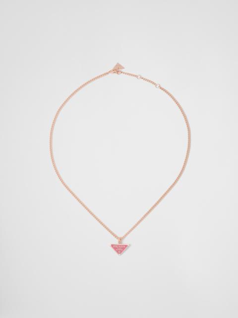 Eternal Gold pendant necklace in pink gold with diamonds