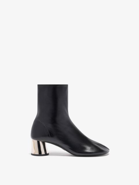 Glove Ankle Boots in Slick Nappa