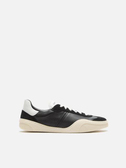 Leather sneakers - Black/white
