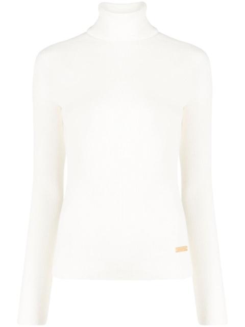 roll-neck merino-wool jumper