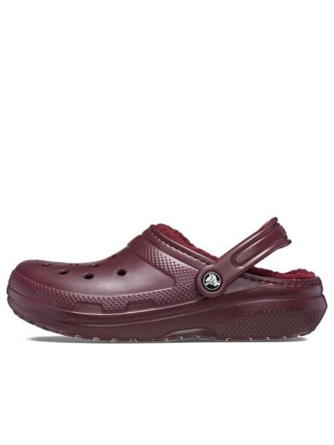 Crocs Classic Lined Clogs 'Dark Cherry' 203591-6WD