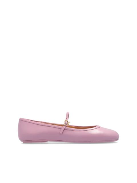 Carla leather ballet pumps